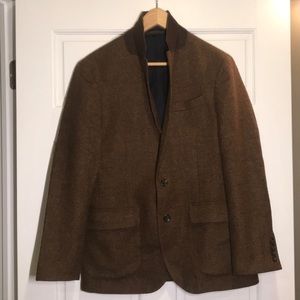 J Crew Flagship Ludlow Brown Wool Sportcoat 38S